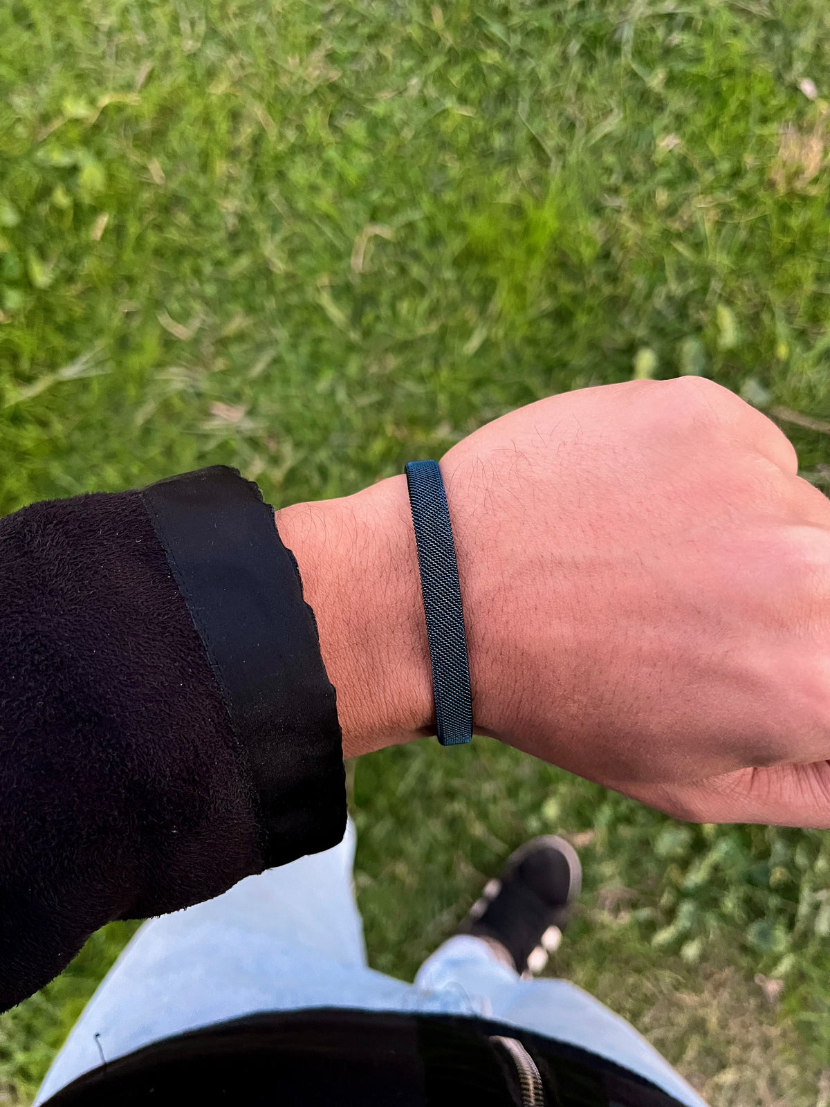 Blue basic bracelet