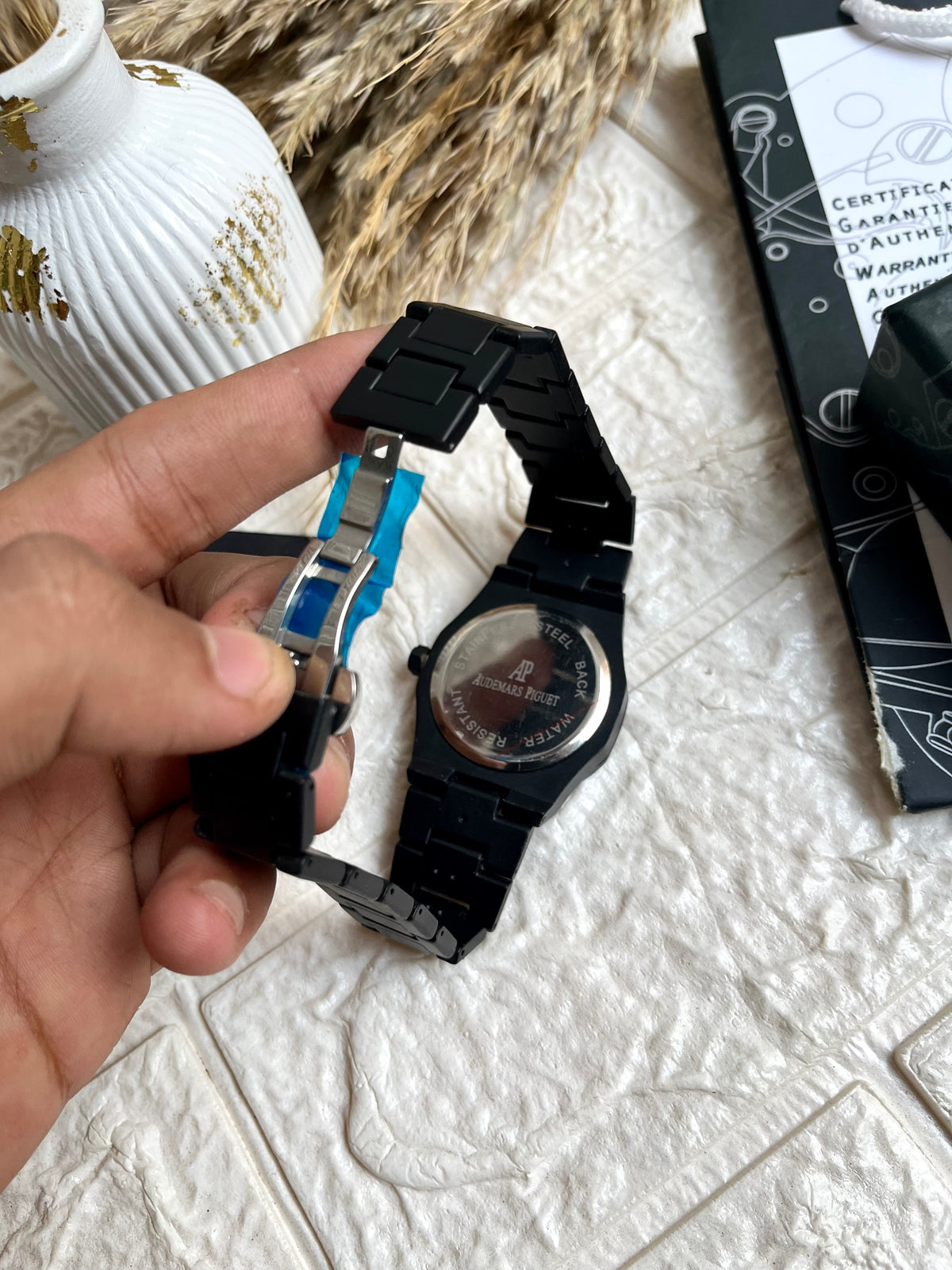 Black Ab Carpon Watch