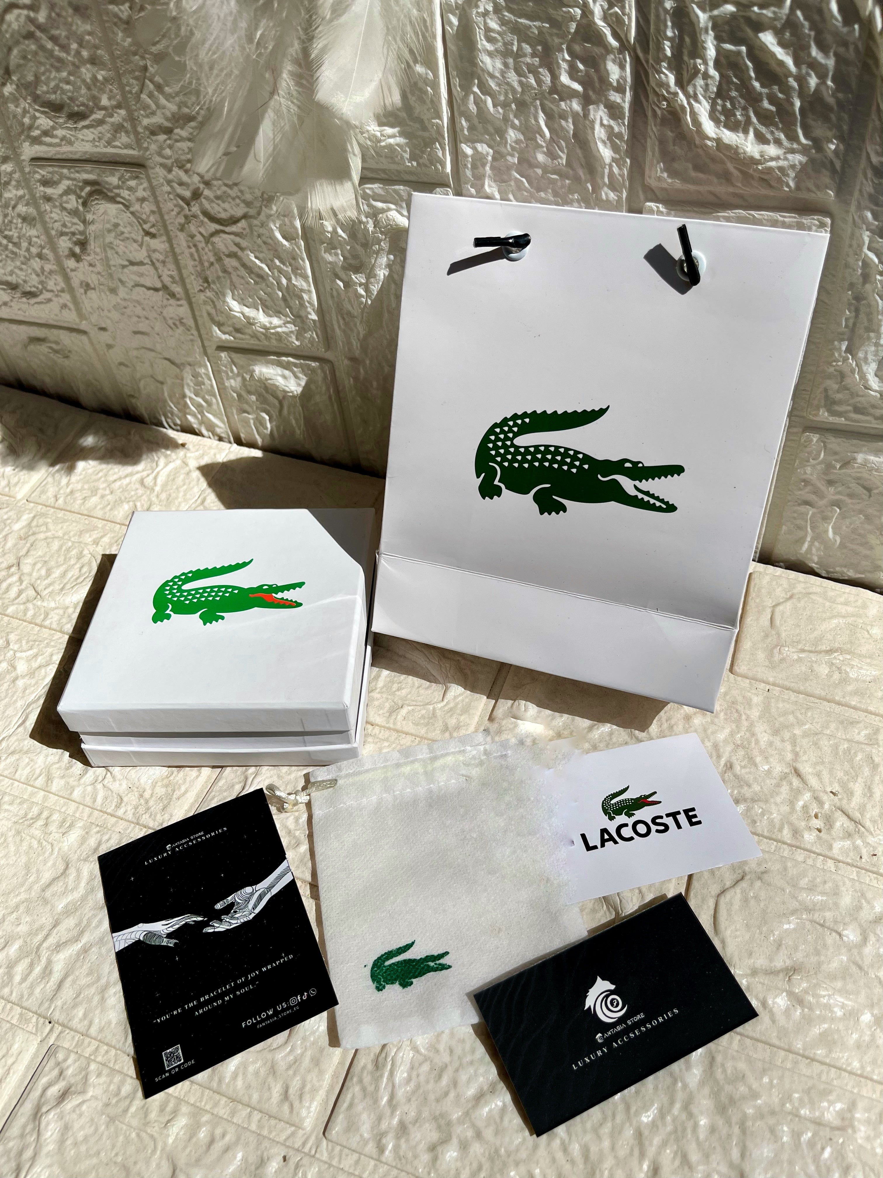 Wide Black Lacoste