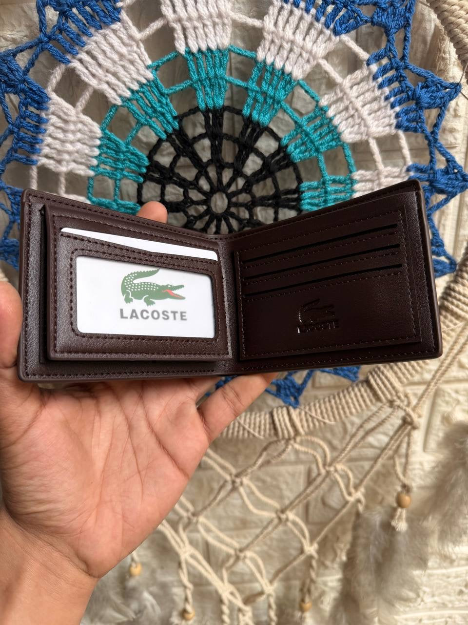 Minimal Lacoste wallet