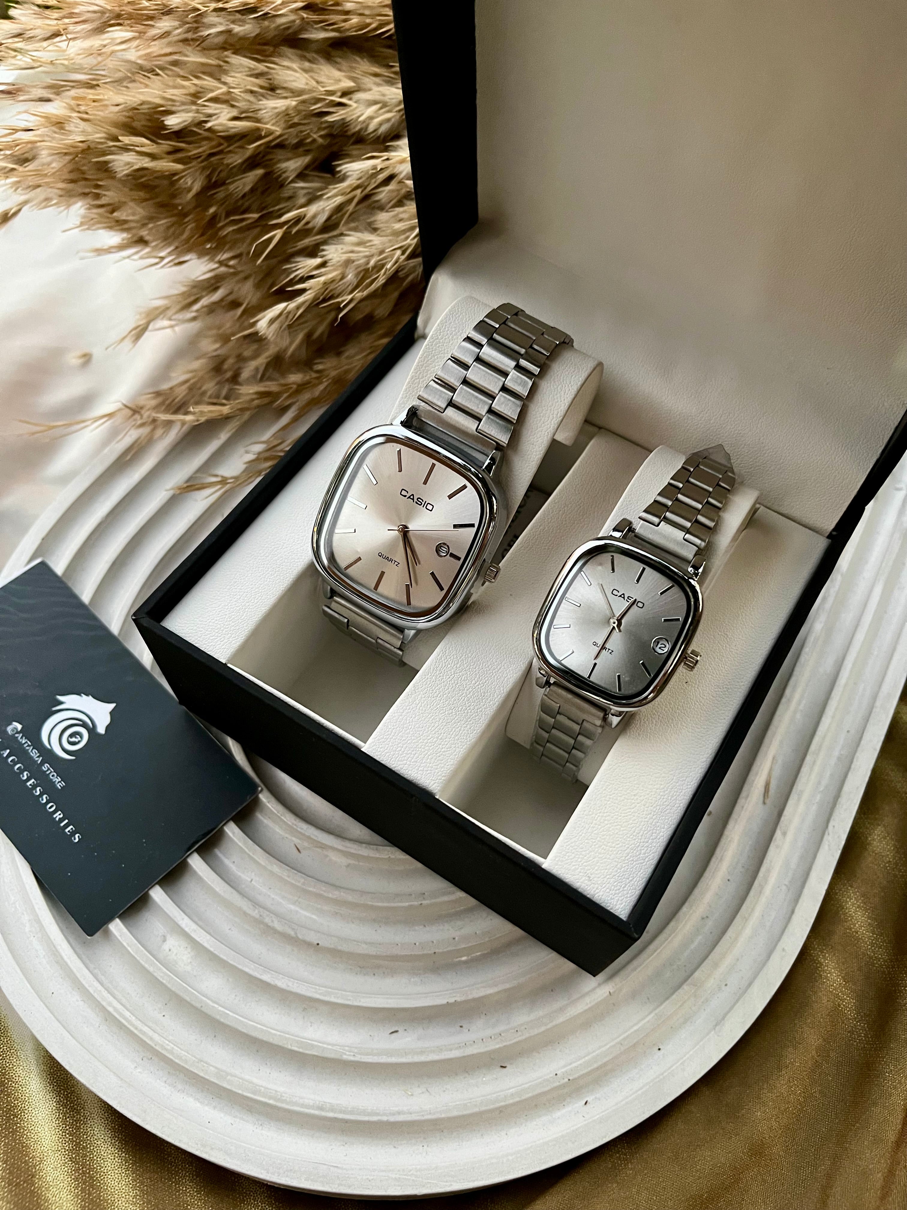 Casio box “black-silver-silver black”