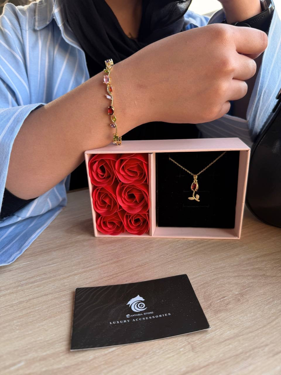 Tulip Set " Necklace+Bracelet"