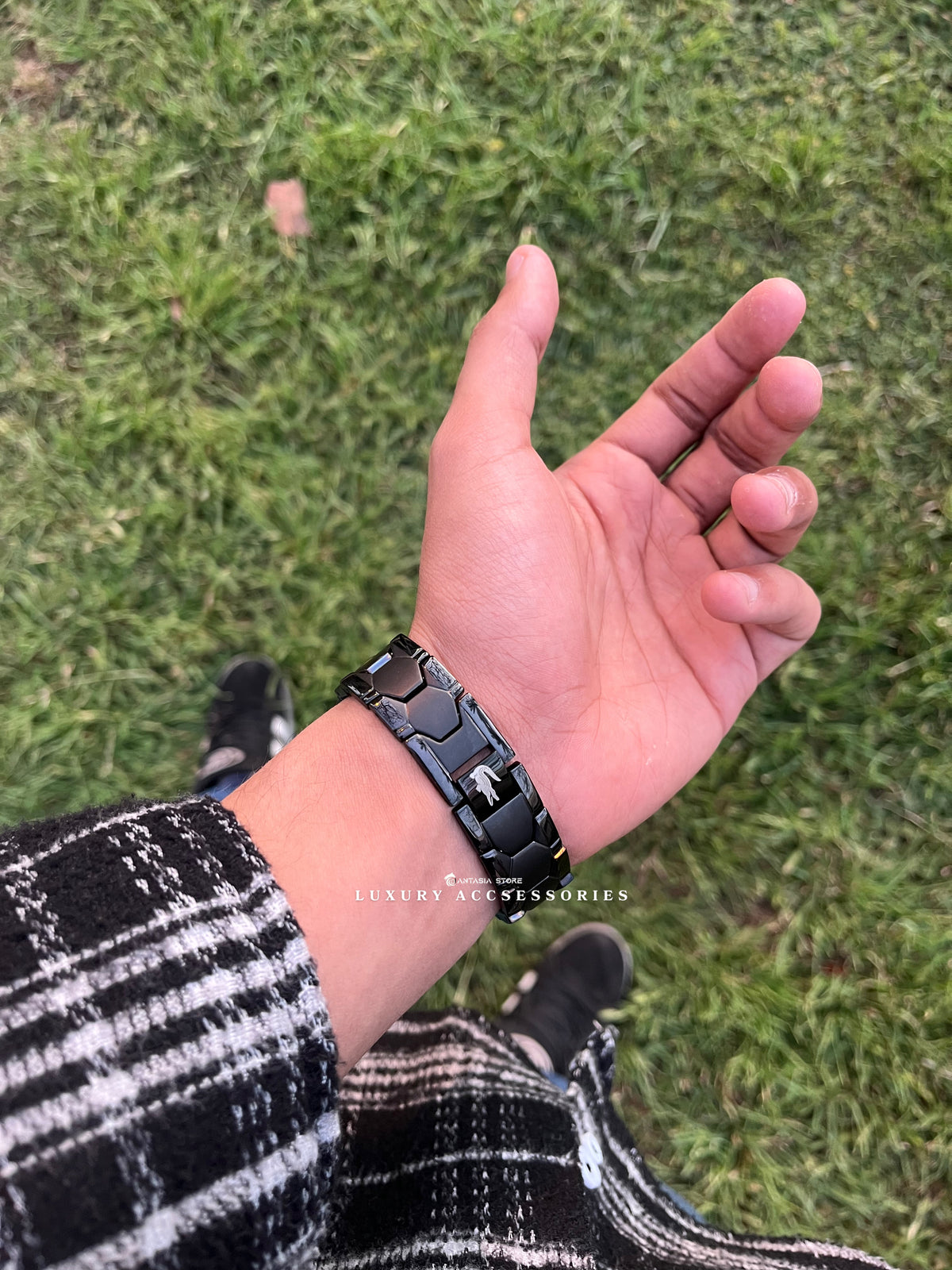 Wide Black Lacoste