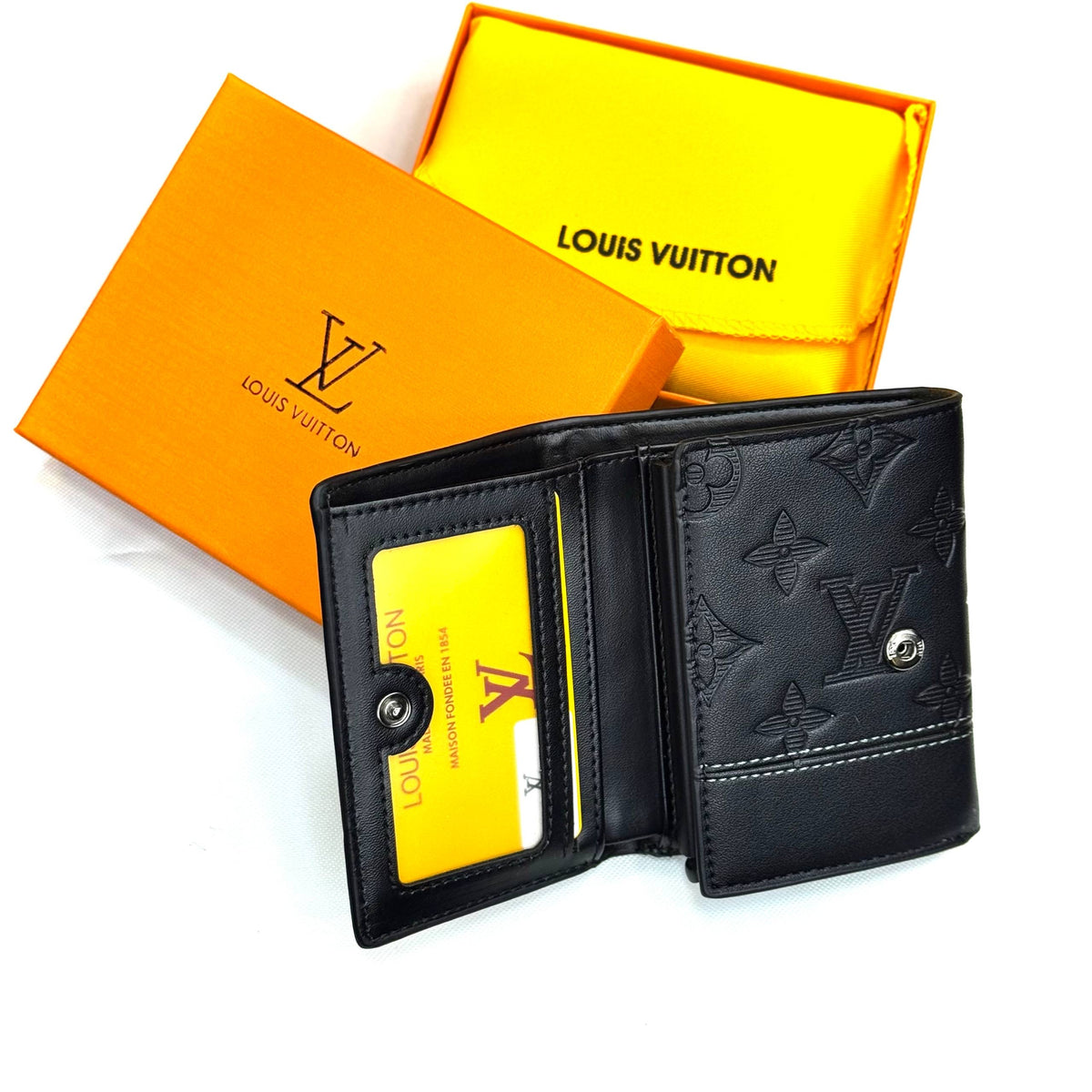 L&V Men's Slim Wallet & Card Holder