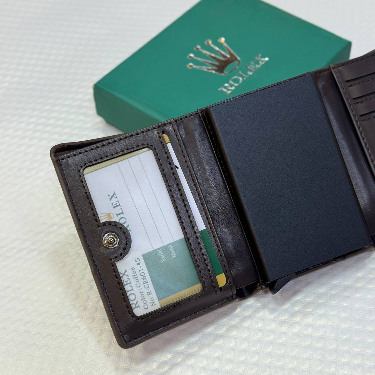 Rolex Men's Slim Wallet & Card Holder