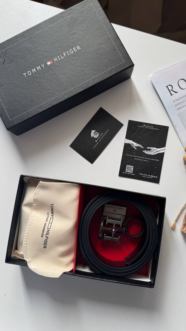 Tommy Gift box” wallet + Belt “