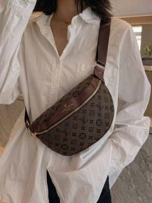 Brown Cross Bag “L-V”