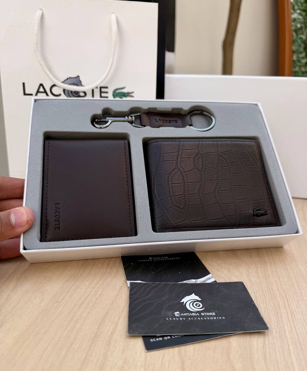 PREMIUM Lacoste GIFT BOX 3 ITEMS
