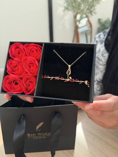Tulip Set " Necklace+Bracelet"