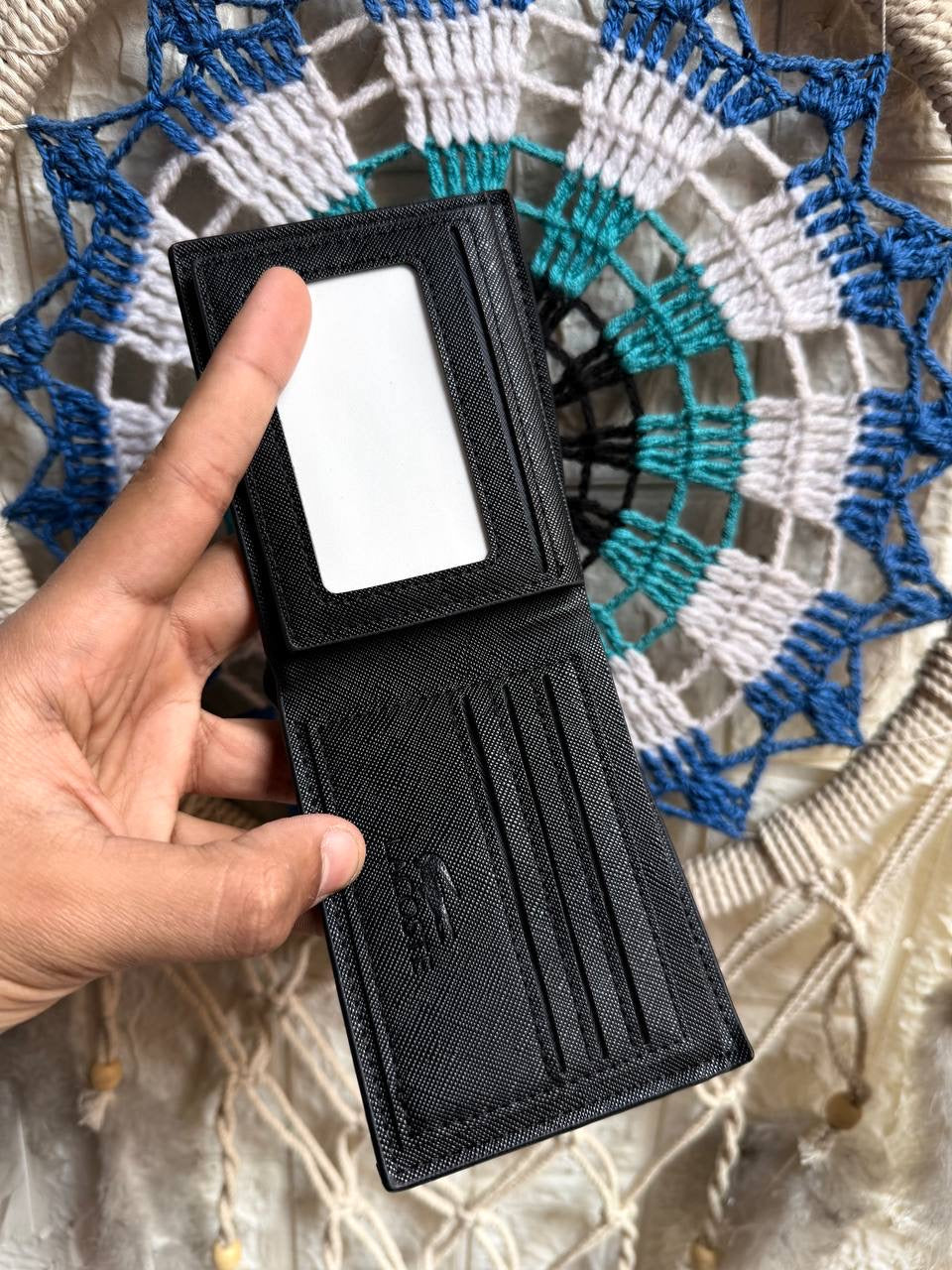 Minimal Black Lacoste wallet