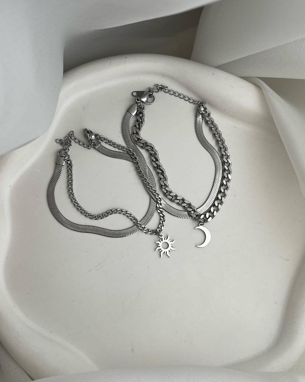 Sun and moon couples bracelets