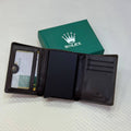 Rolex Men's Slim Wallet & Card Holder