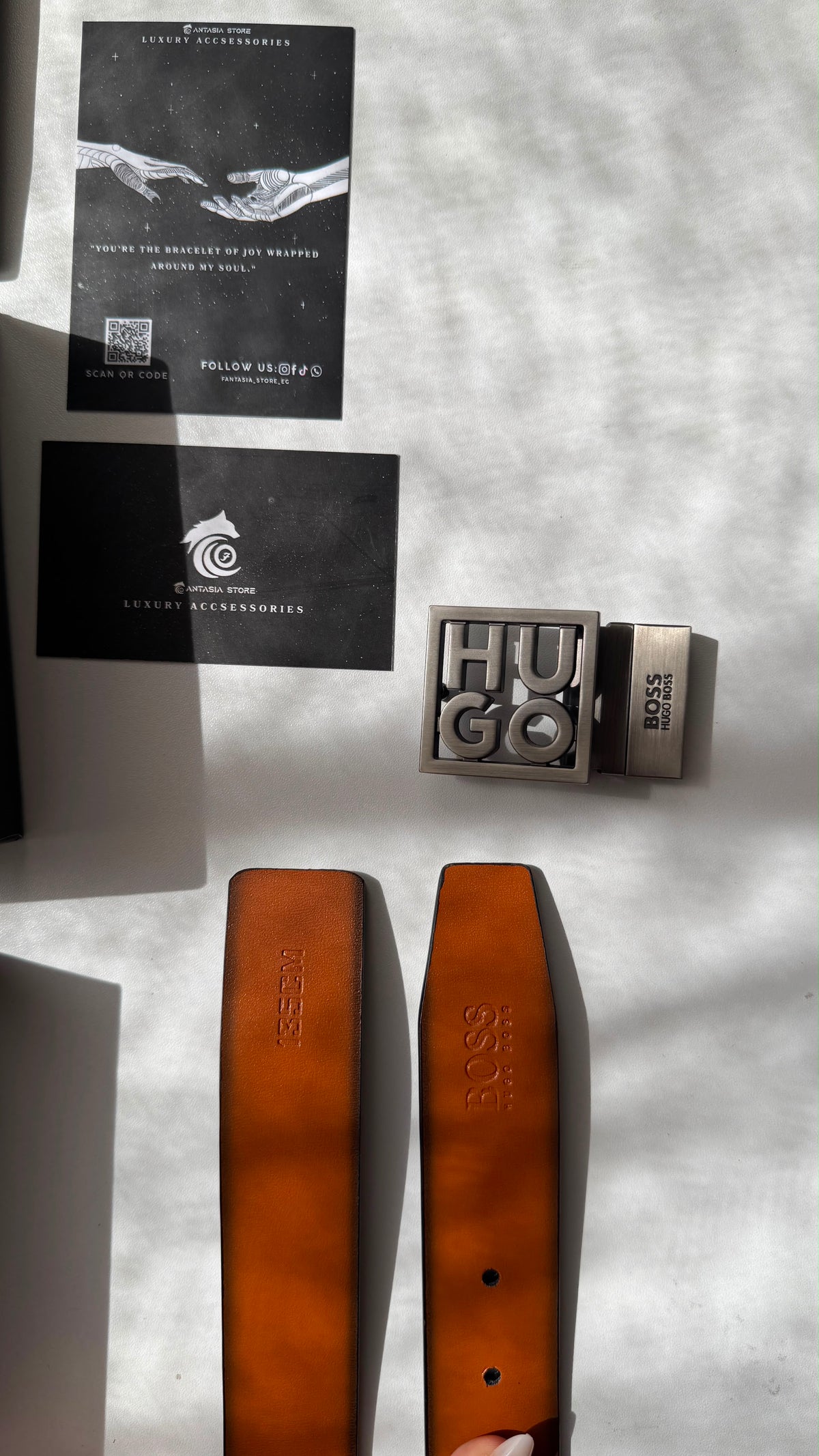Hugo Boss “Gift Box” wallet+belt”
