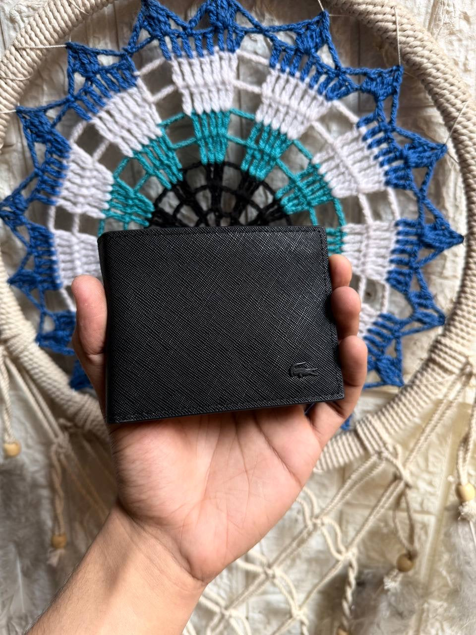 Minimal Black Lacoste wallet
