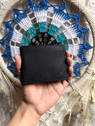 Minimal Black Lacoste wallet