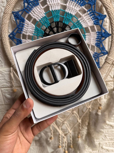 Christian Dior Double-Face Leather Belt