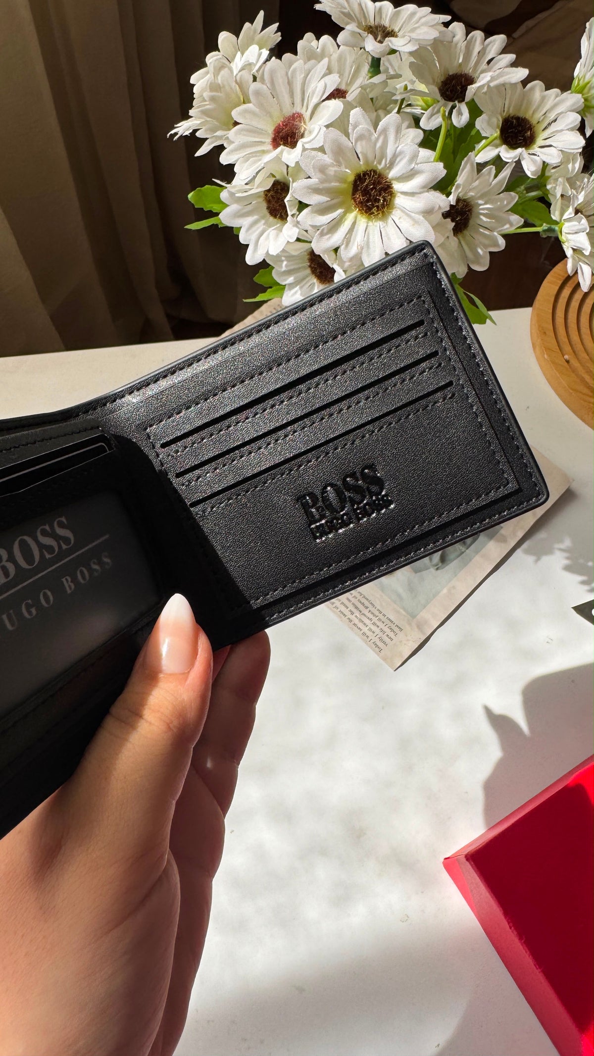 Hugo Boss “Gift Box” wallet+belt”
