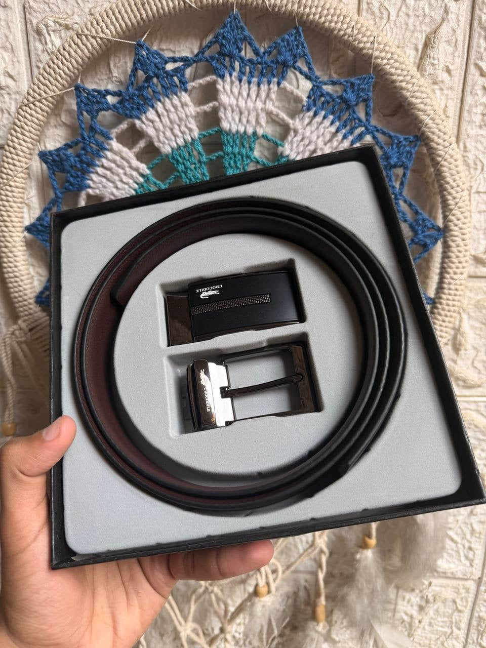 Lacoste Belt “Mirror original “