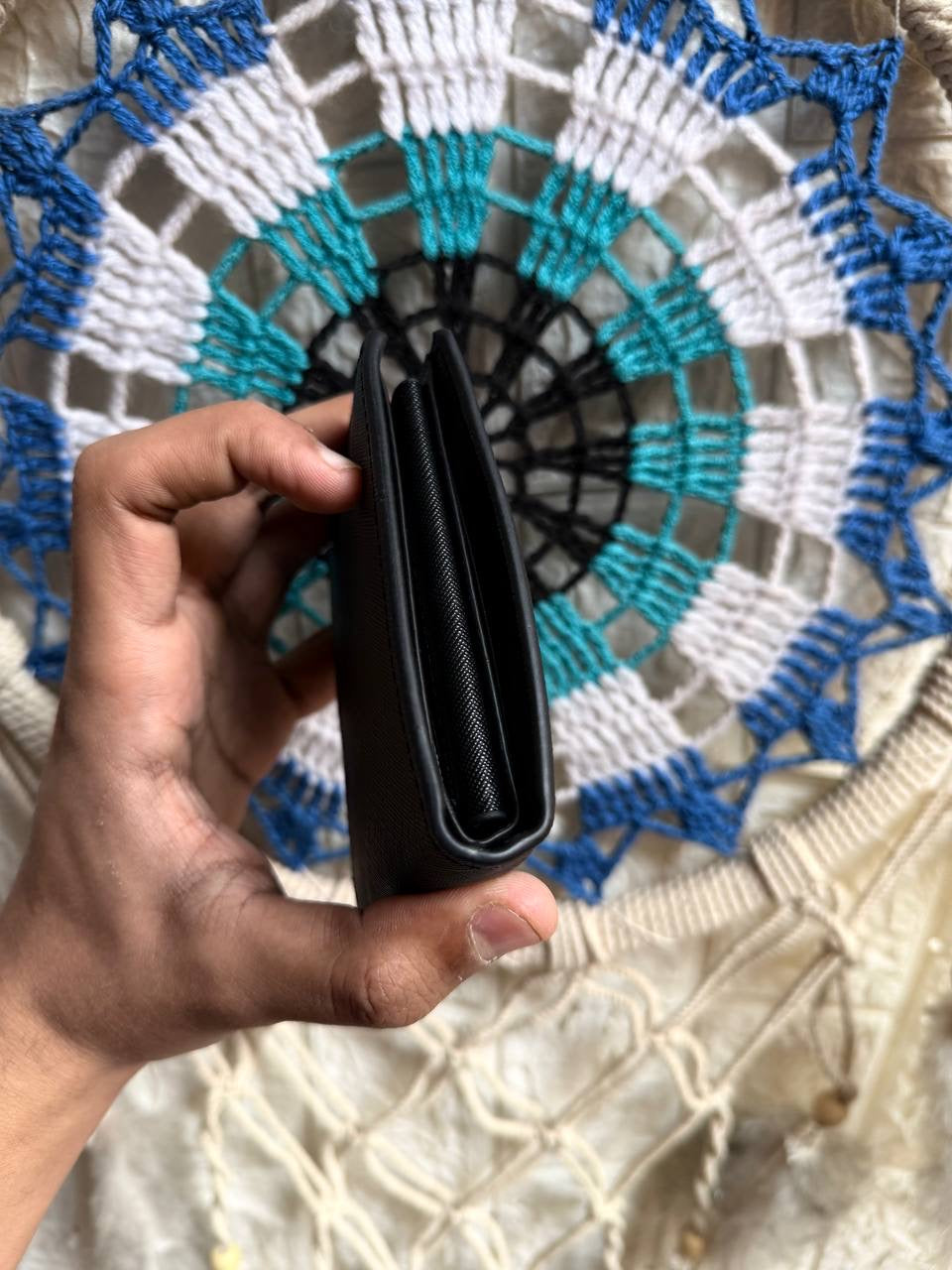 Minimal Black Lacoste wallet
