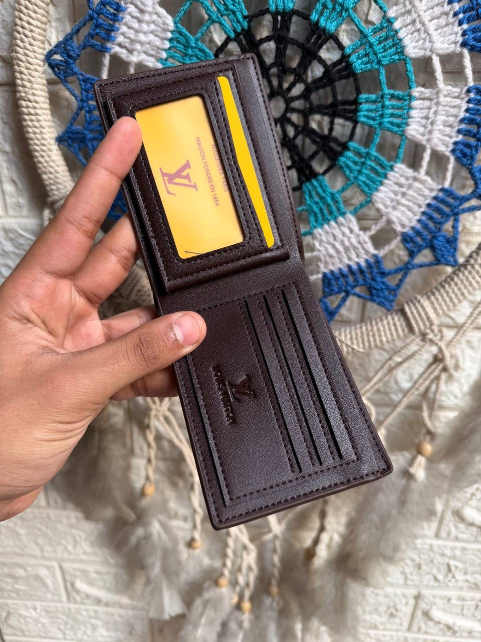L-V Damier Wallet