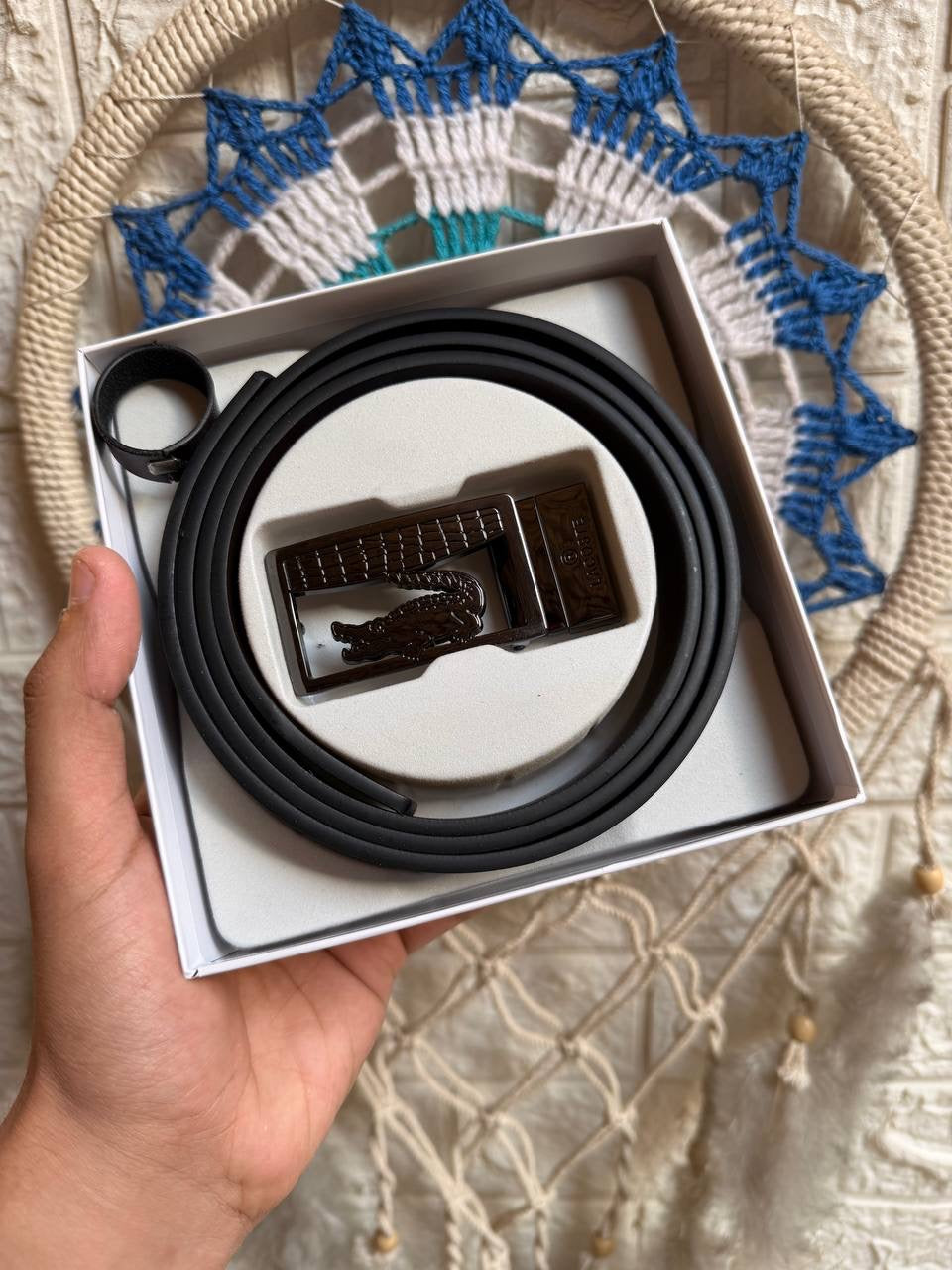 Lacoste Double-Face Leather Belt