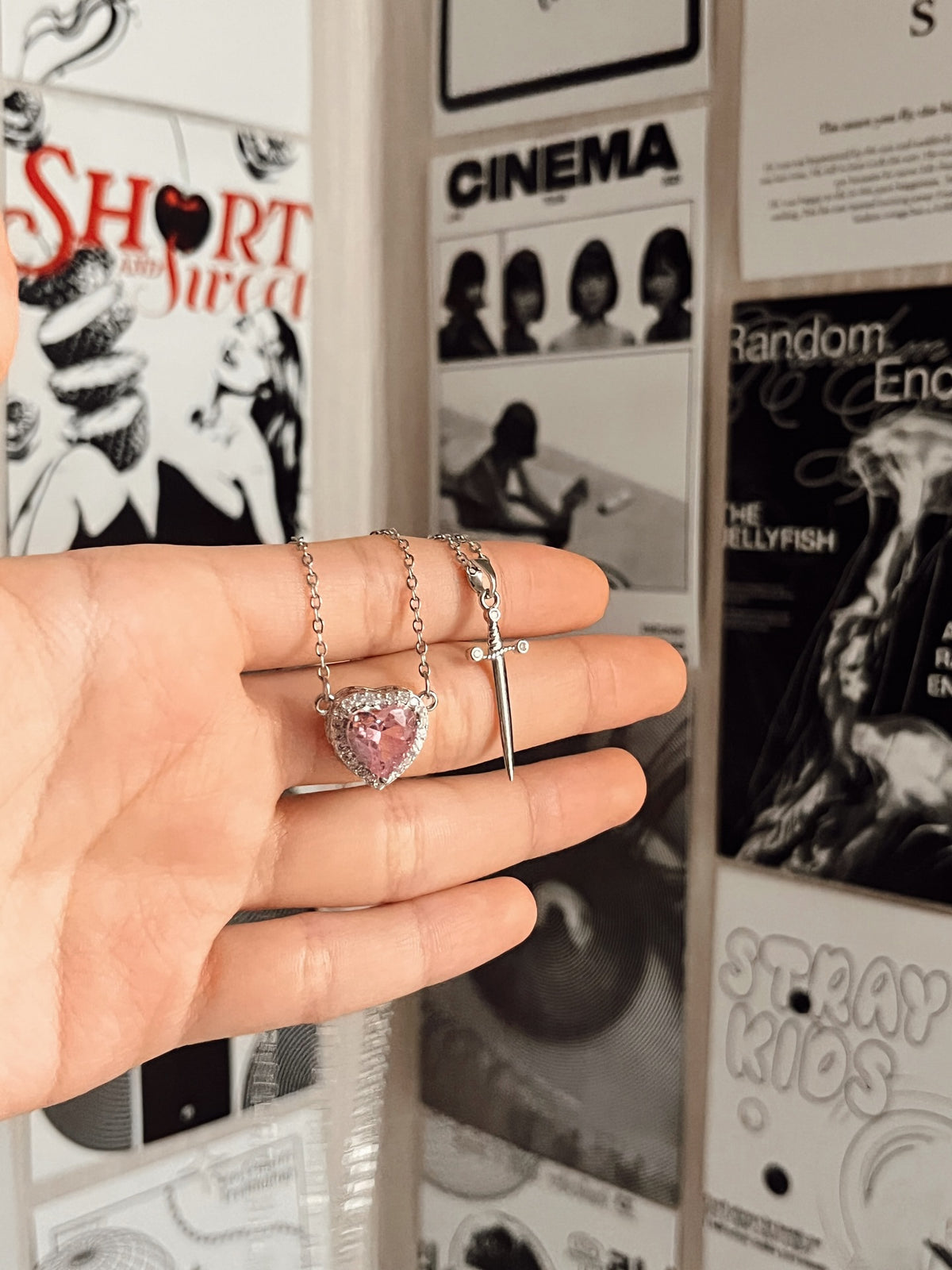 Heart & Arrow Pendant Necklace