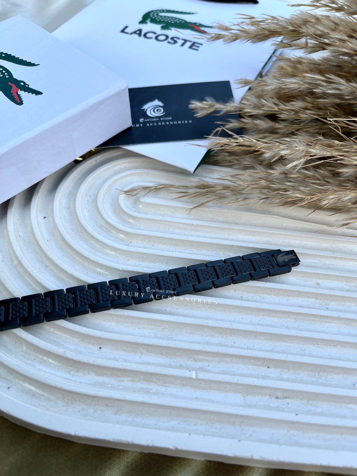 Black original Lacoste shape