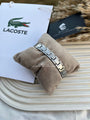 Silver Lacoste bracelet