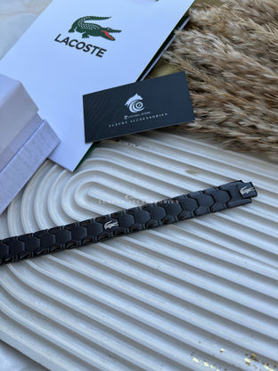 Wide Black Lacoste