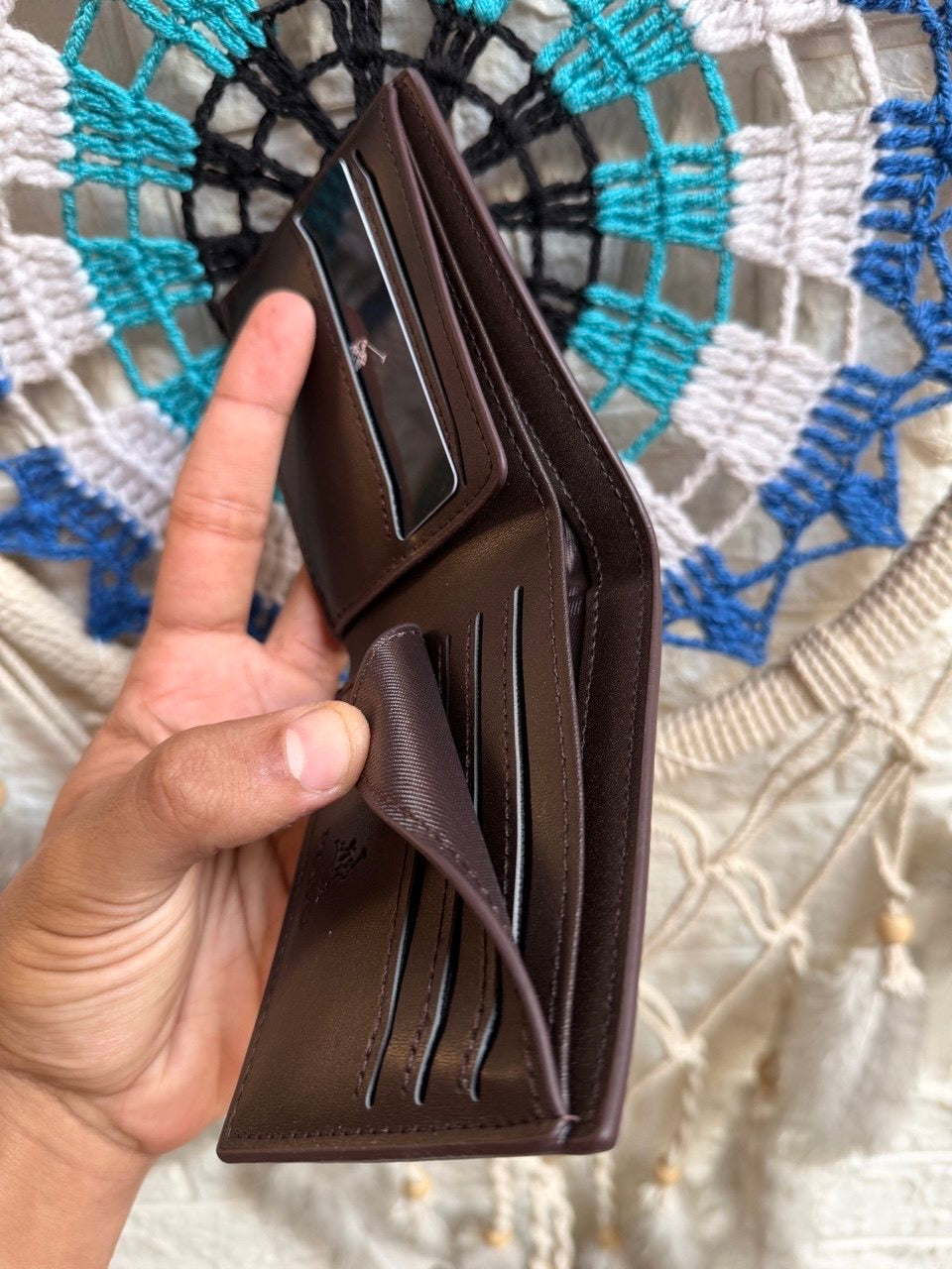 Brown Polo Wallet