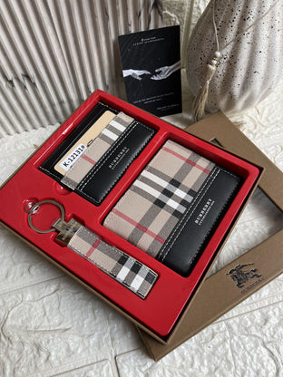 Premium Burberry Leather Gift Box