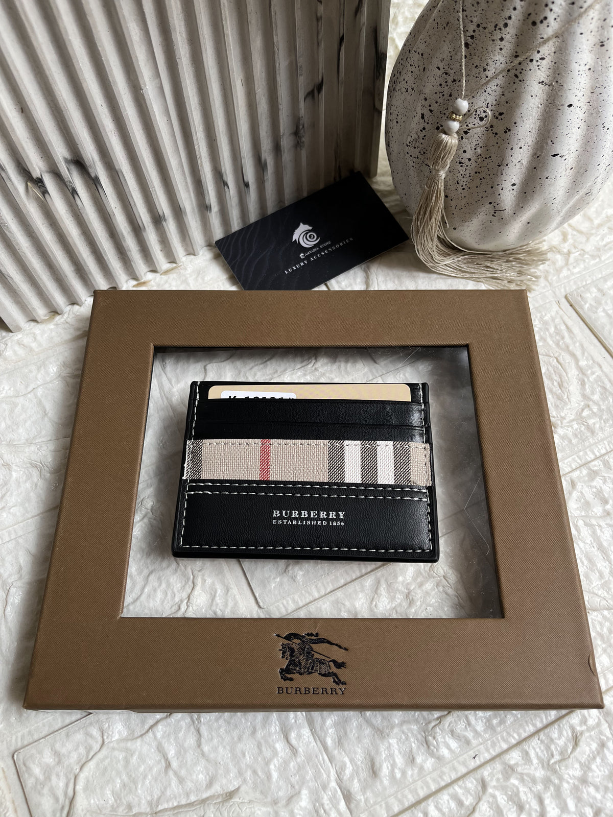 Premium Burberry Leather Gift Box