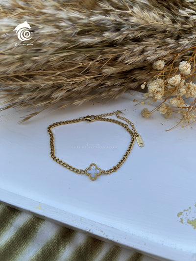 van cleef one flower bracelet