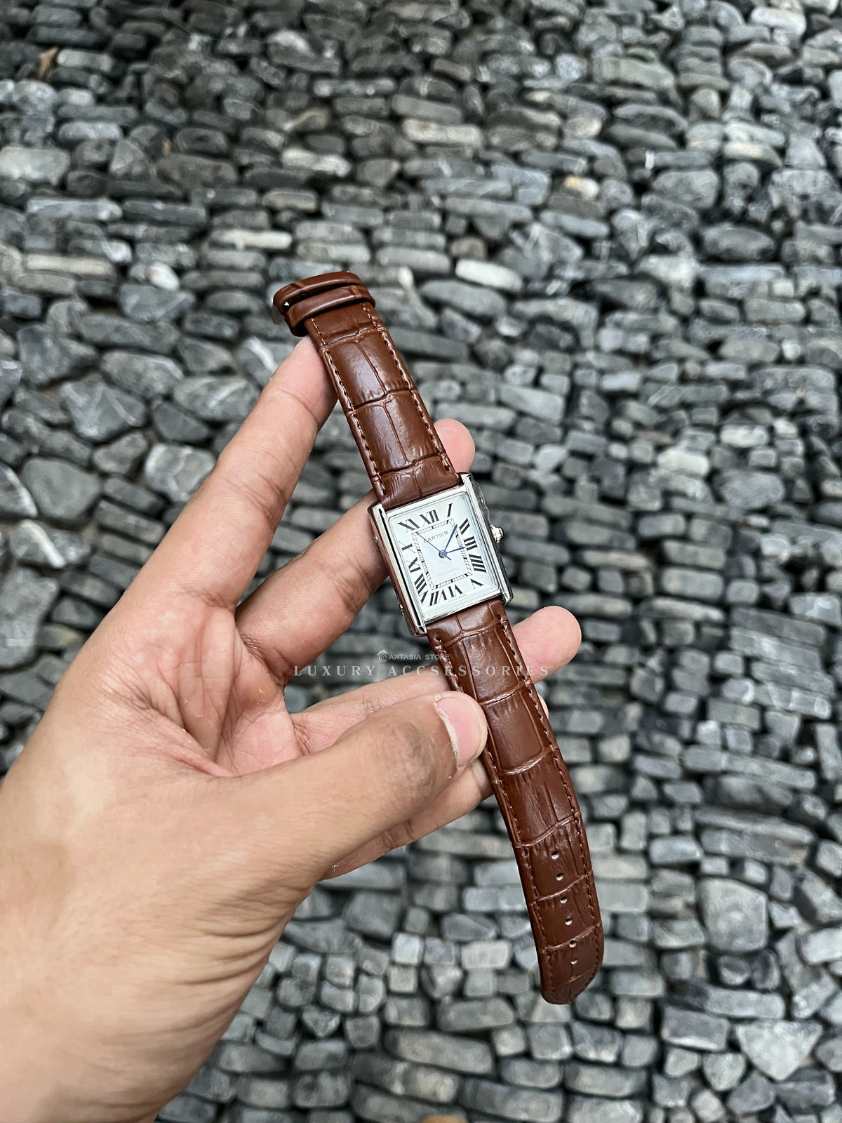 Cartier Leather "Black-Brown"