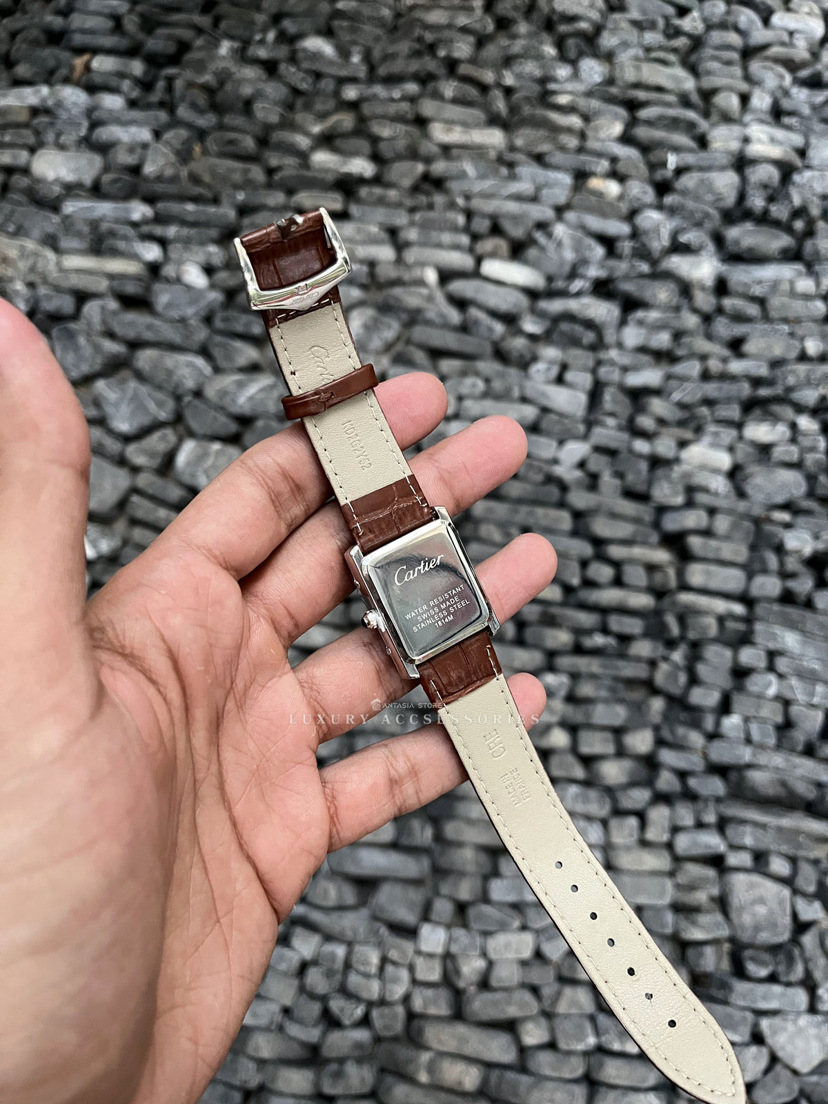 Cartier Leather "Black-Brown"