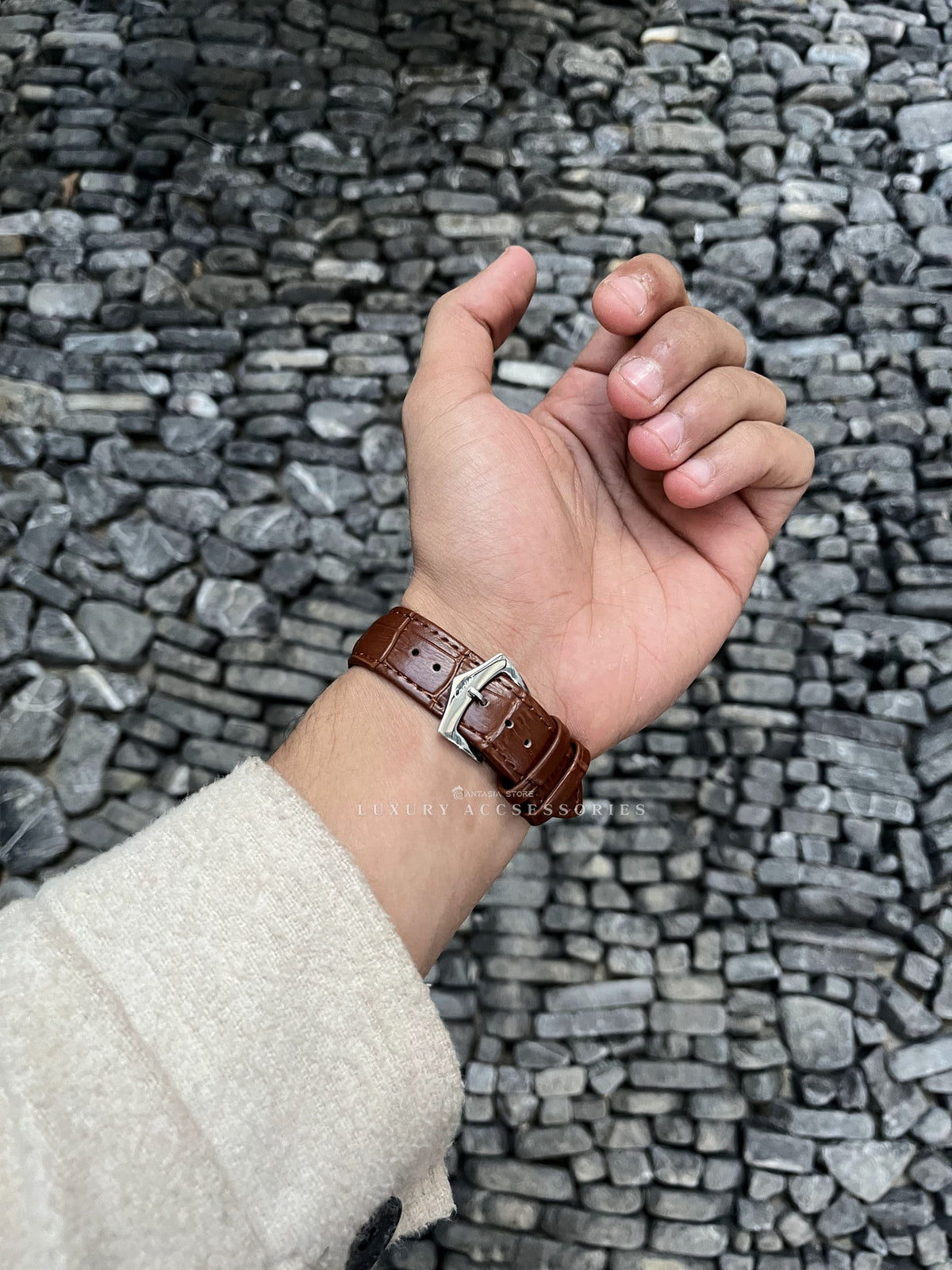 Cartier Leather "Black-Brown"