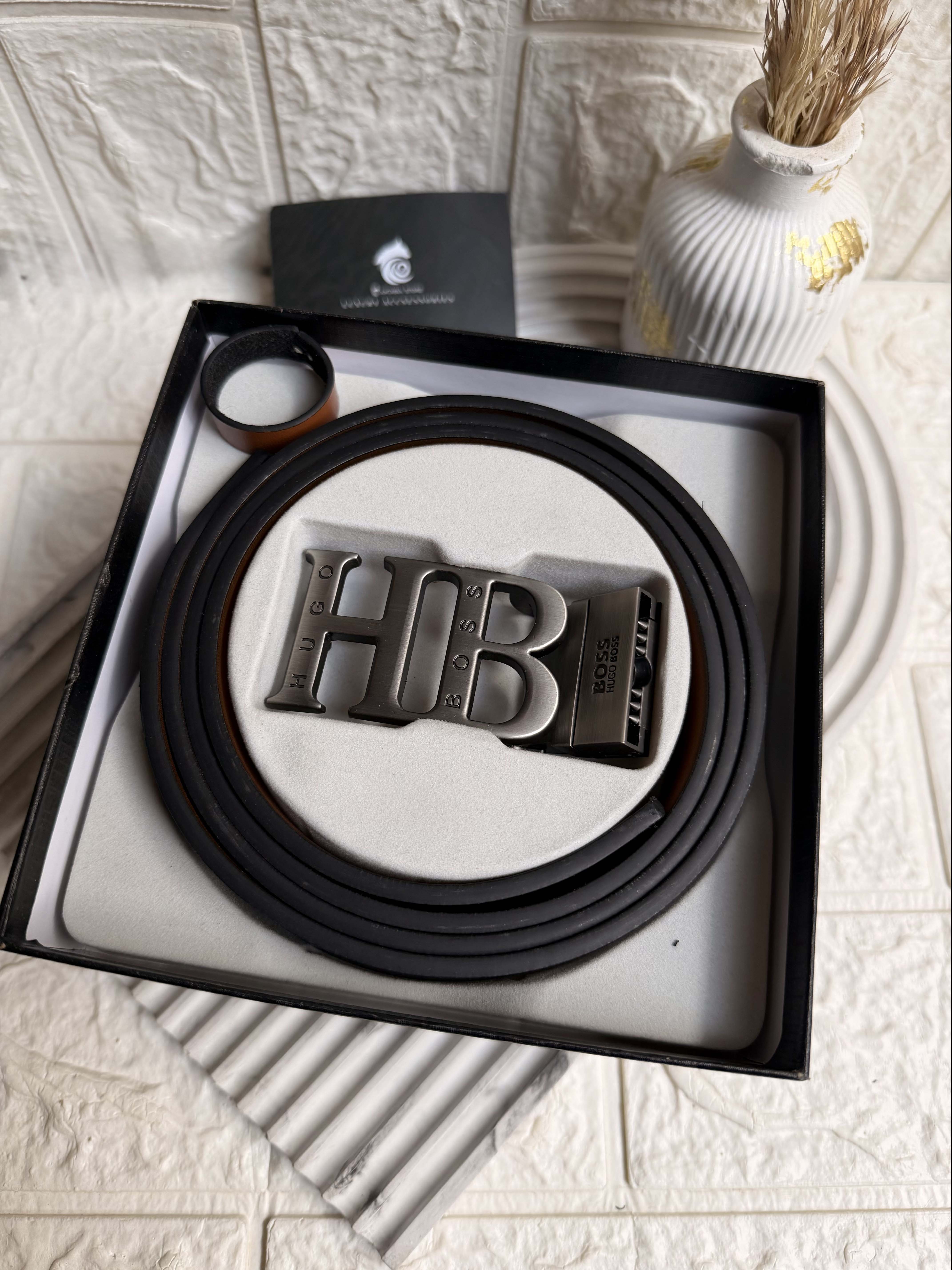 Hogo Boss Double-Face Leather Belt