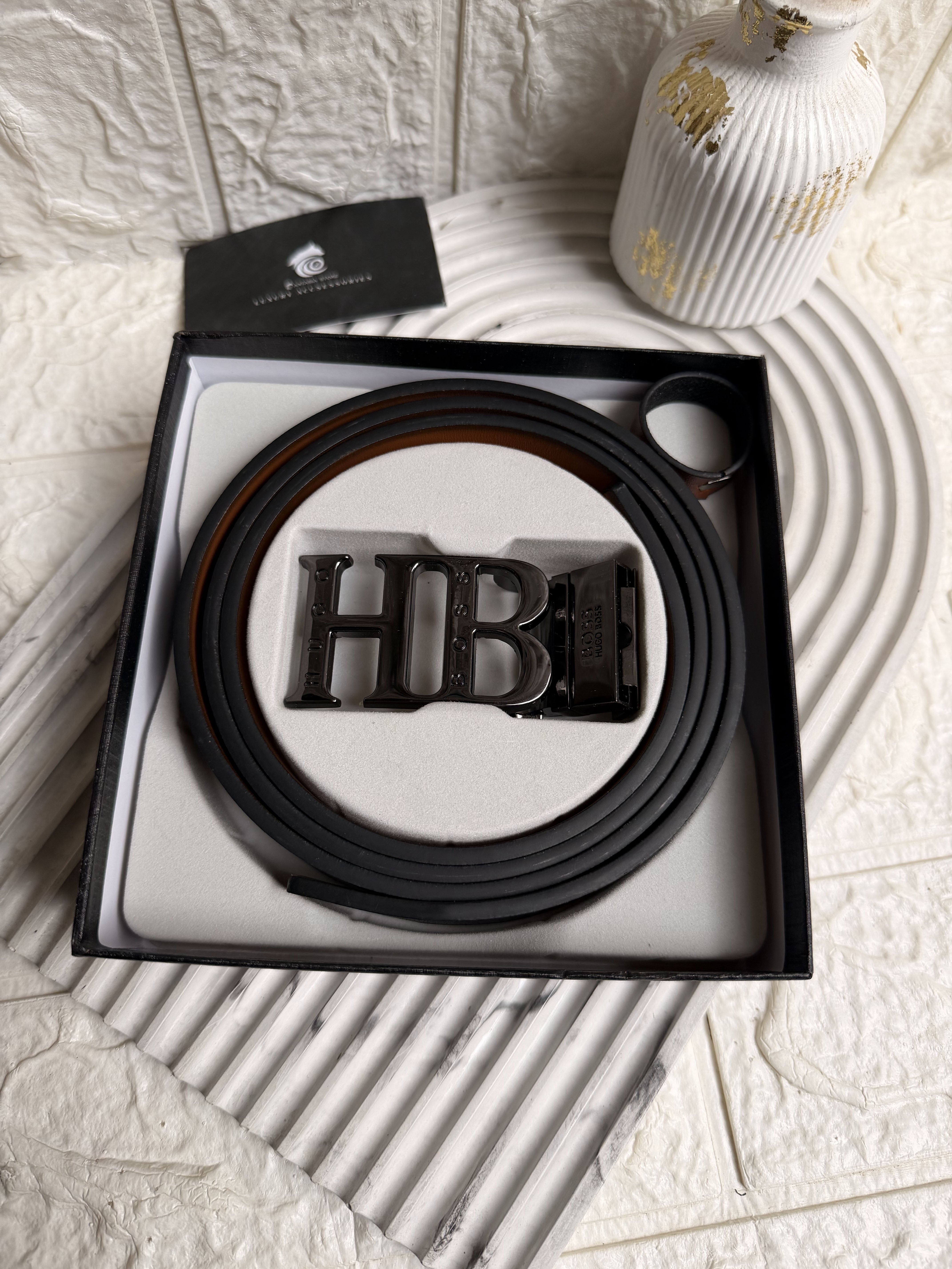 Hogo Boss Double-Face Leather Belt