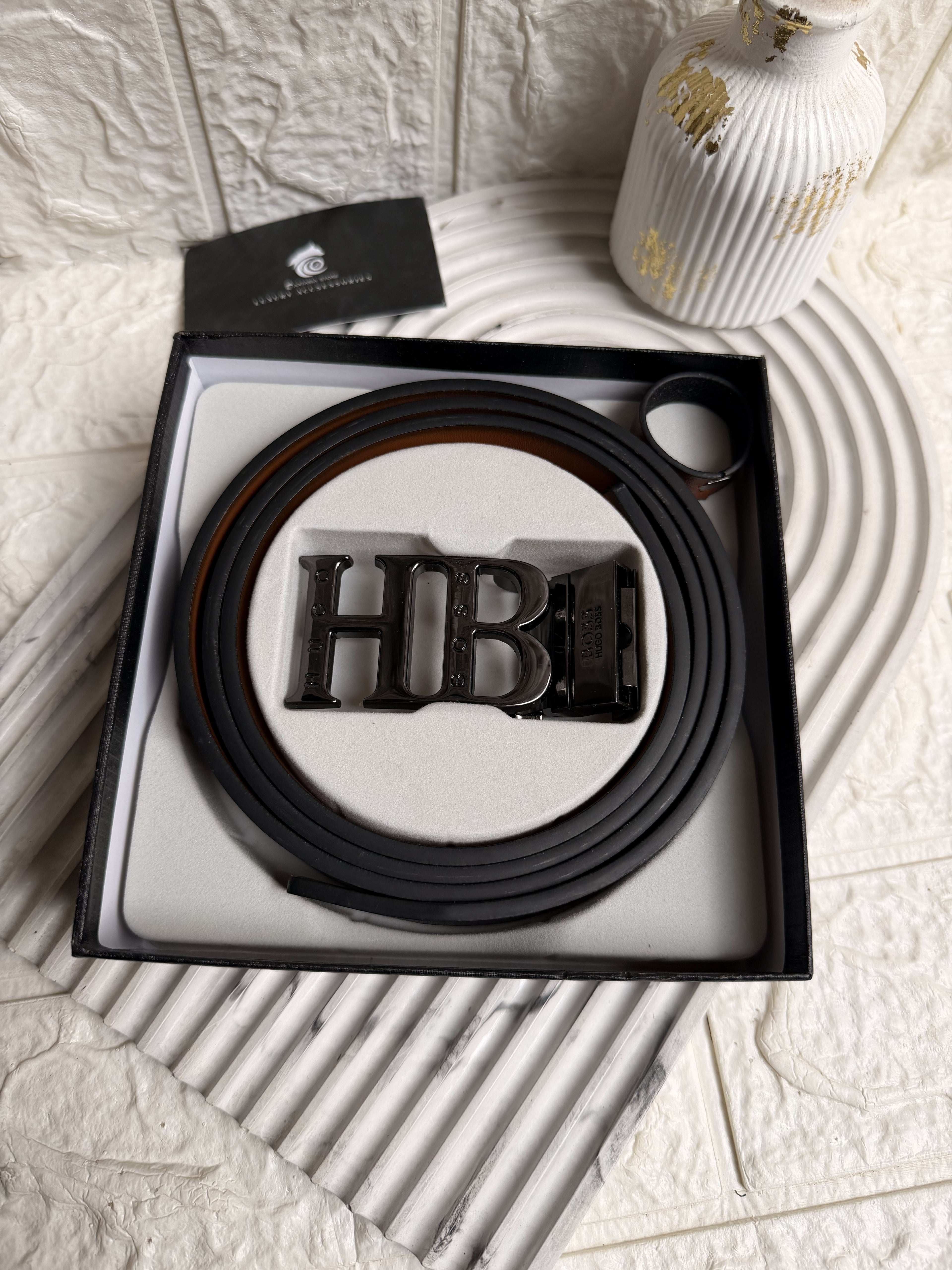 Hogo Boss Double-Face Leather Belt