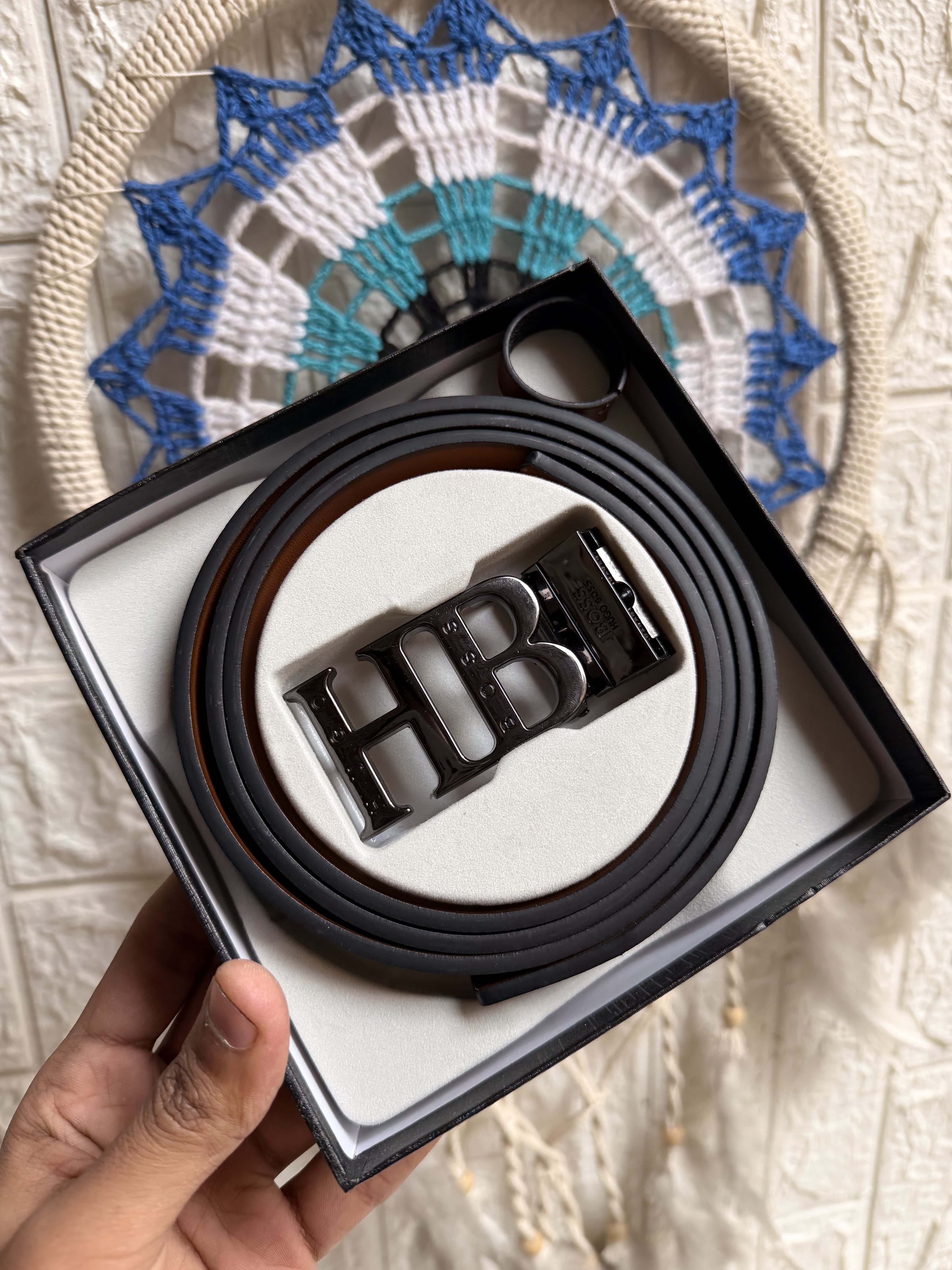 Hogo Boss Double-Face Leather Belt