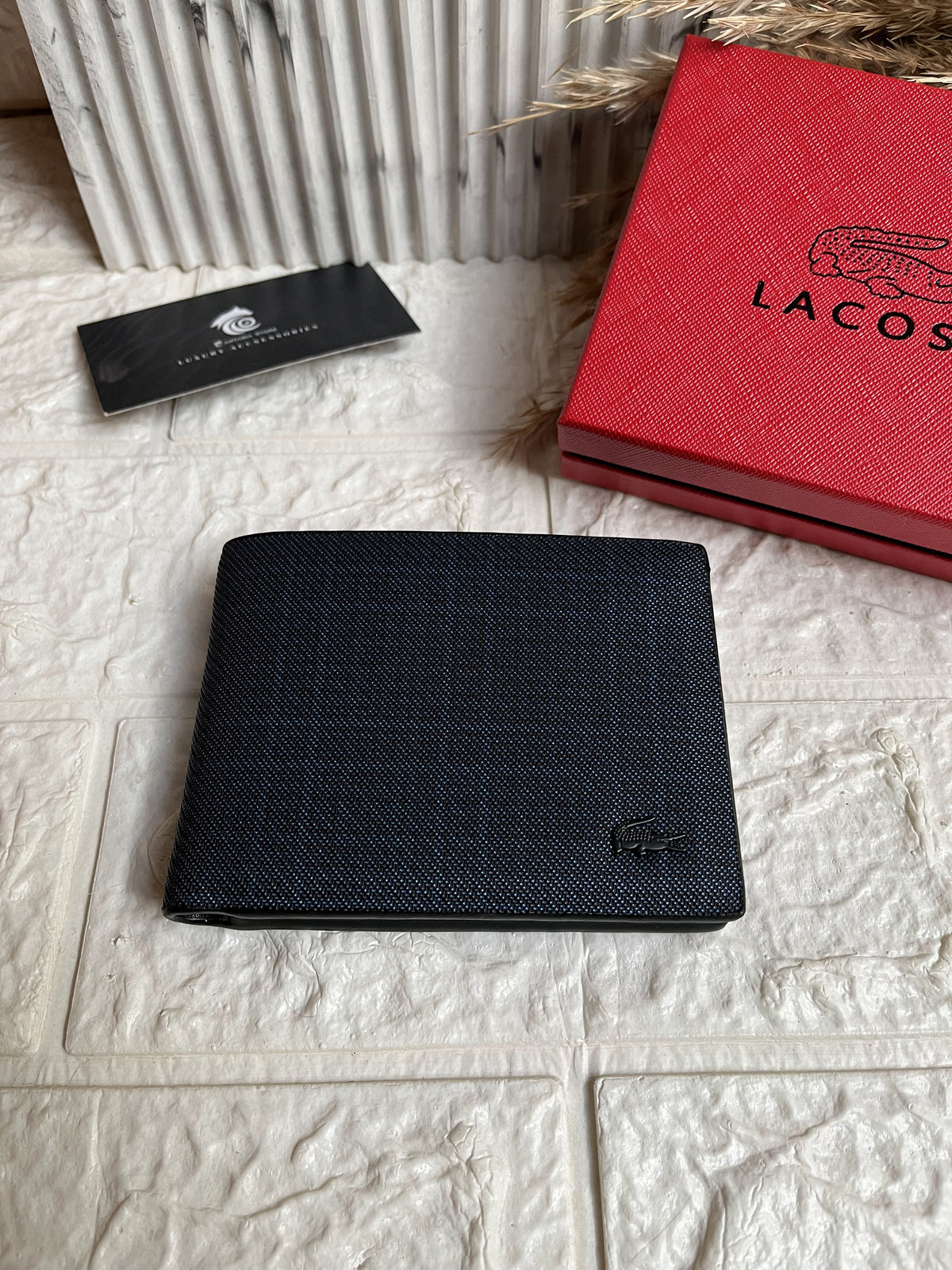 Blue Lacoste Wallet