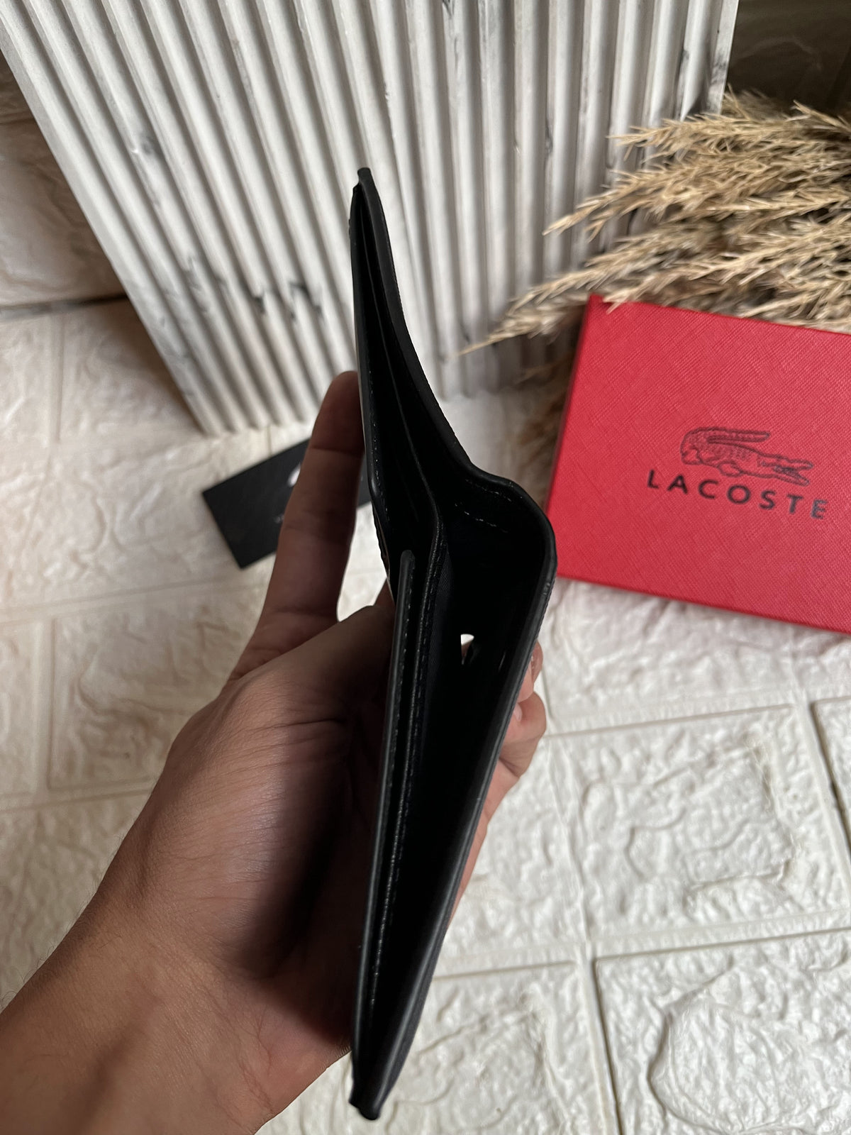 Blue Lacoste Wallet