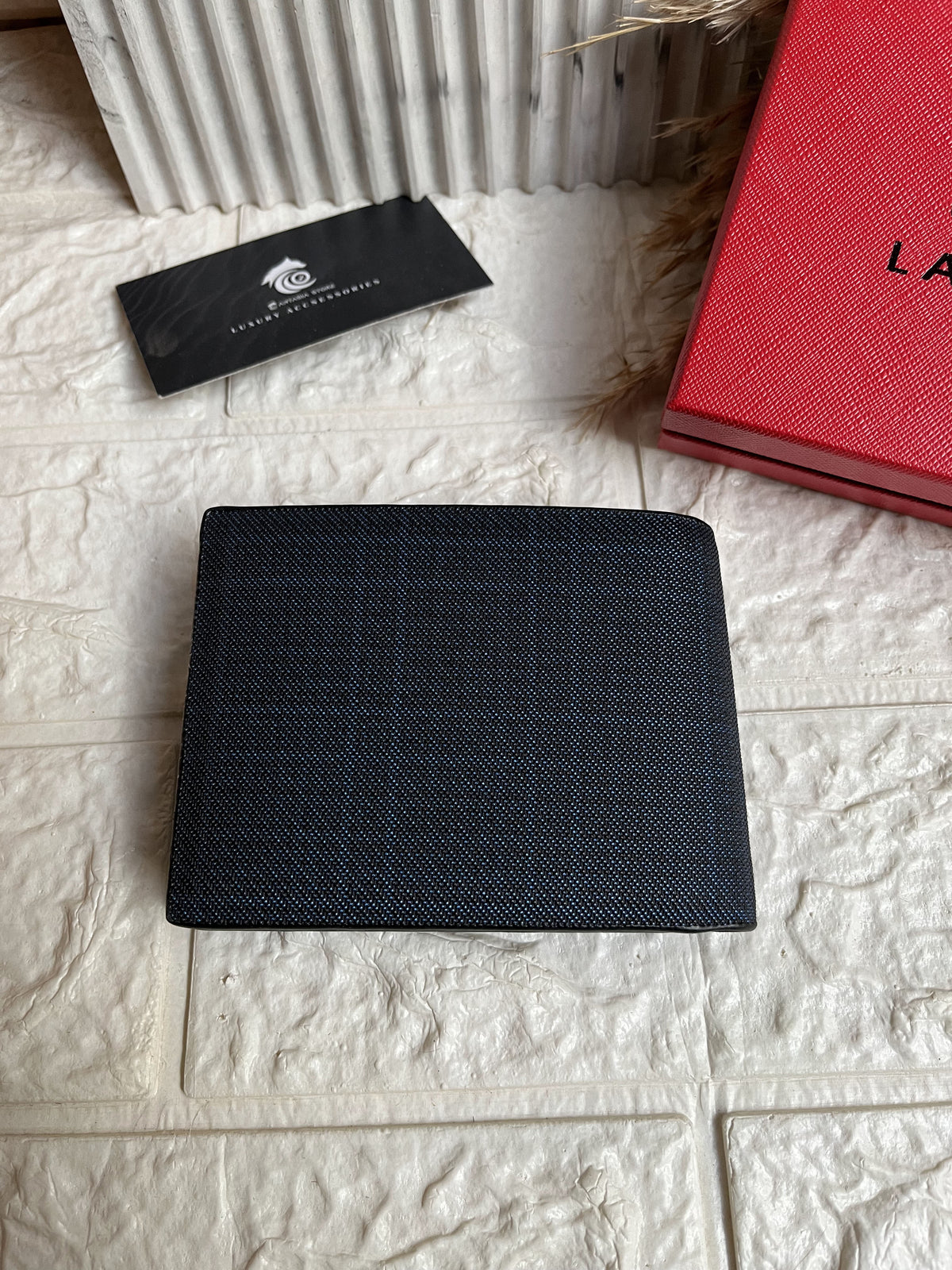 Blue Lacoste Wallet