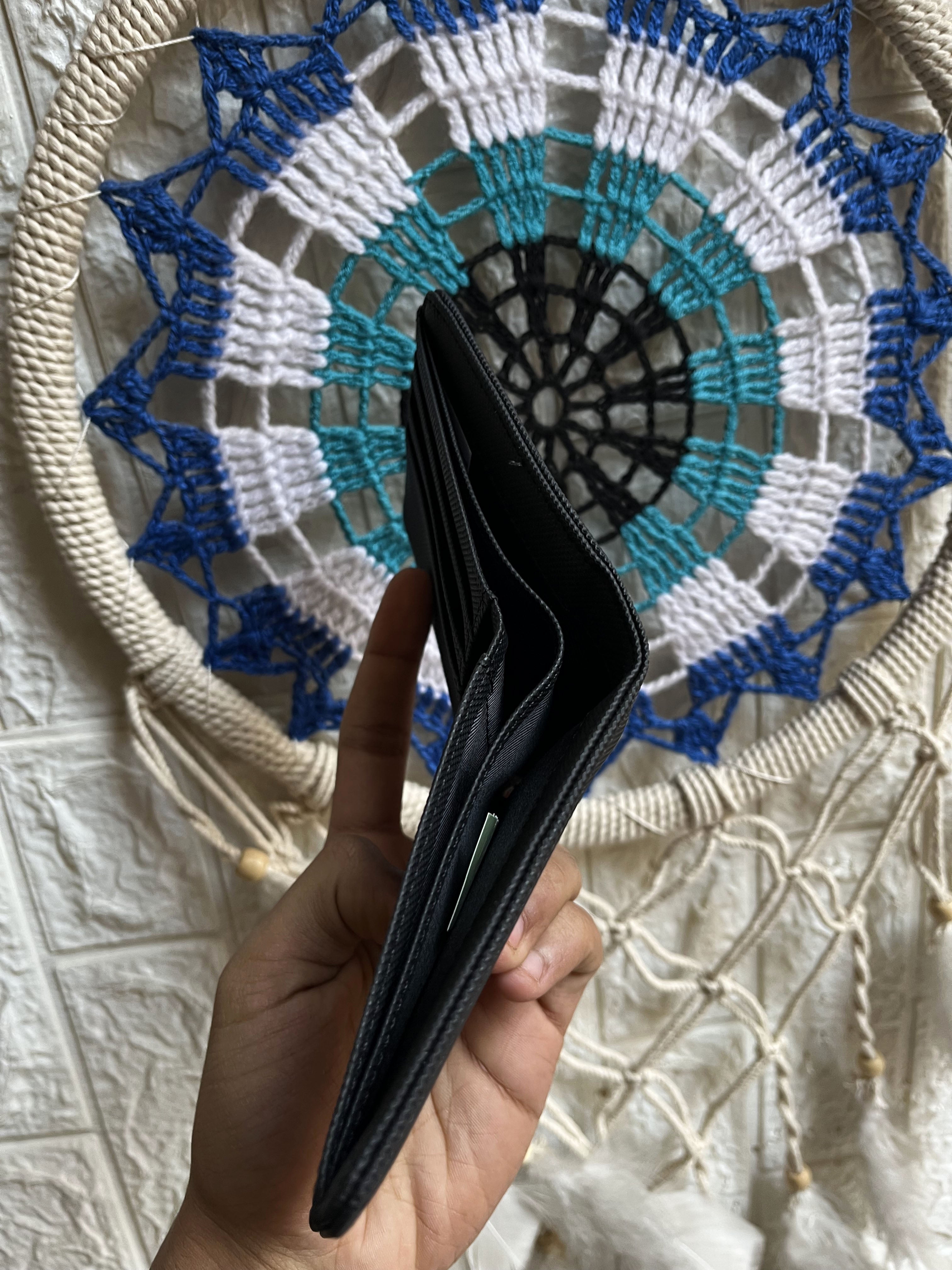 Zara Wallet "black-dark blue"