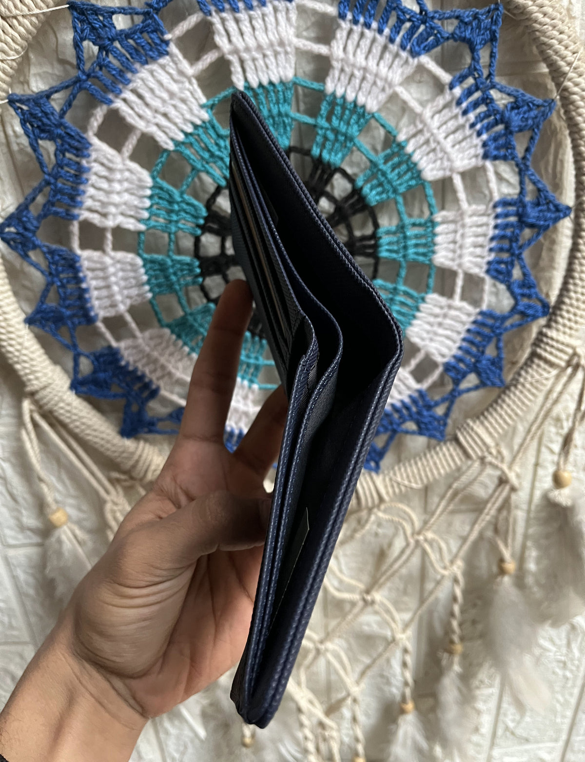 Zara Wallet "black-dark blue"