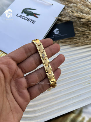 Gold Lacoste Bracelet