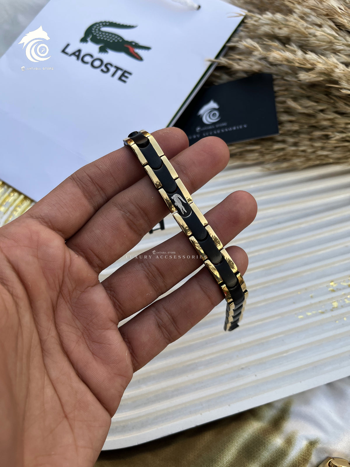 Couples Lacoste black-Gold