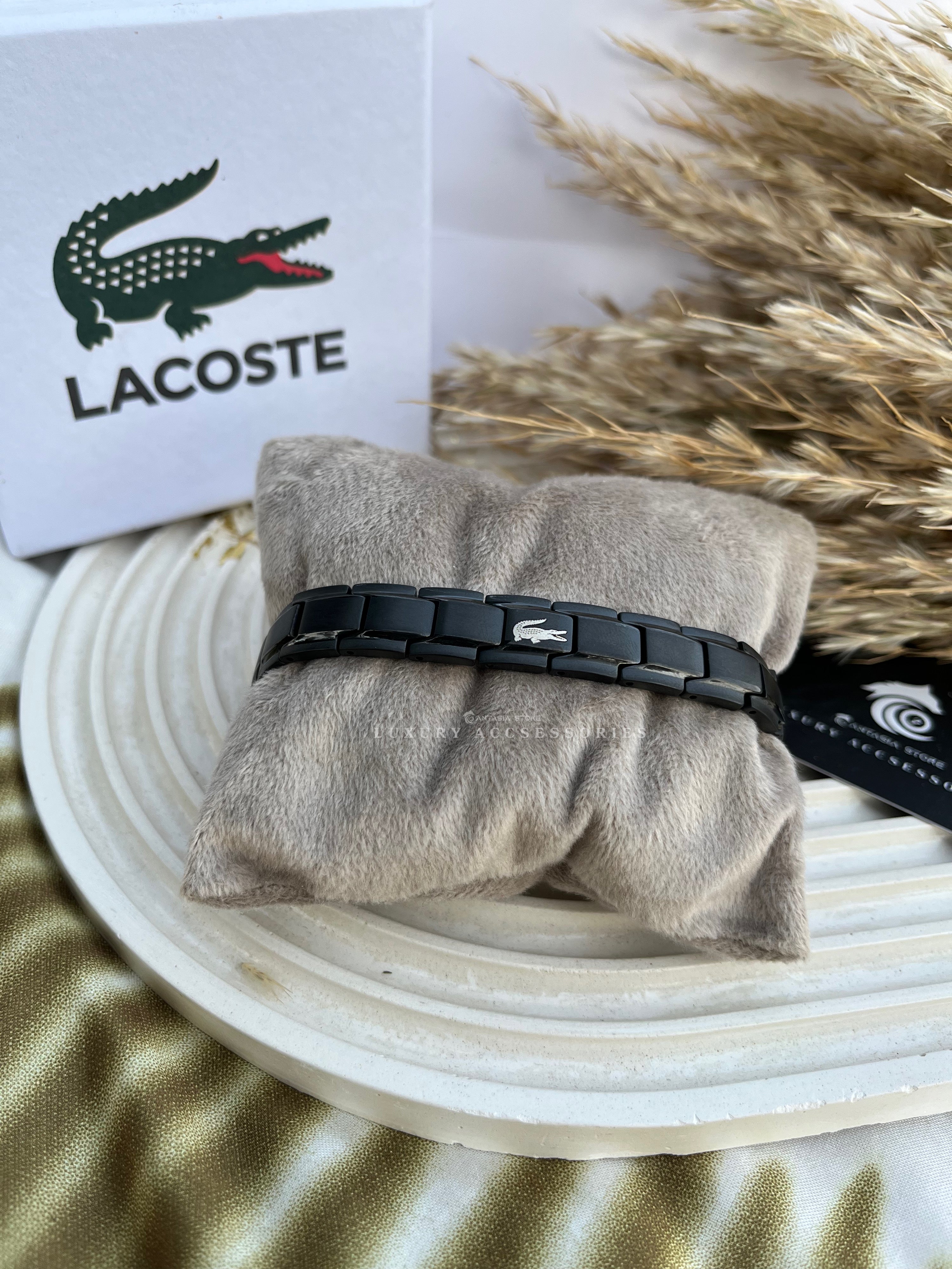 All black Couples Lacoste