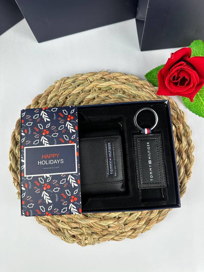 Tommy Hilfiger wallet + Keychain"Mirror Original"