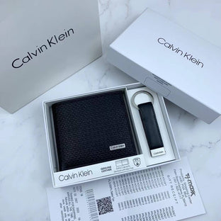 Calvin Klein wallet + Keychain